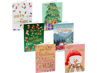 Better Office Christmas Cards, 4 x 6, 50/Pack (64656-50PK)