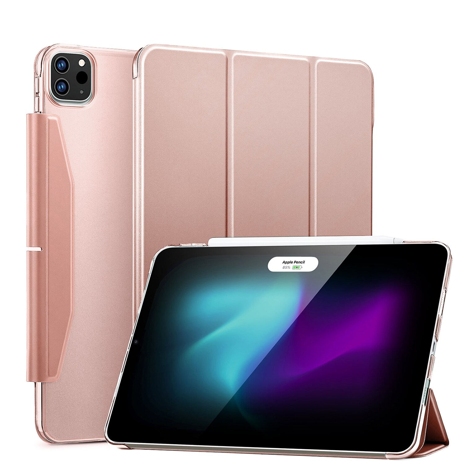 SaharaCase Venture Series Tri-Fold Case for iPad Pro 11 (M4 2024/M5 2025), Desert Rose (TB00391)