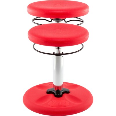 Kore Design Kids Adjustable Standard Wobble Chair 14" to 19", Red (KD-3100)