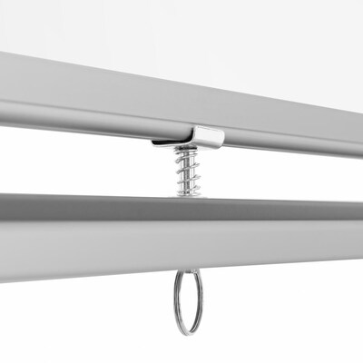 Luxor Double Sided Magnetic Porcelain Mobile Dry-Erase Whiteboard Easel, Aluminum Frame, 30"W x 40"H (DEMW001)