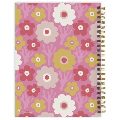 2027 TF Publishing Lilac Leopard 6.5" x 8"  Weekly & Monthly Standard Planner, Paperboard Cover, Multicolored (27-9210)
