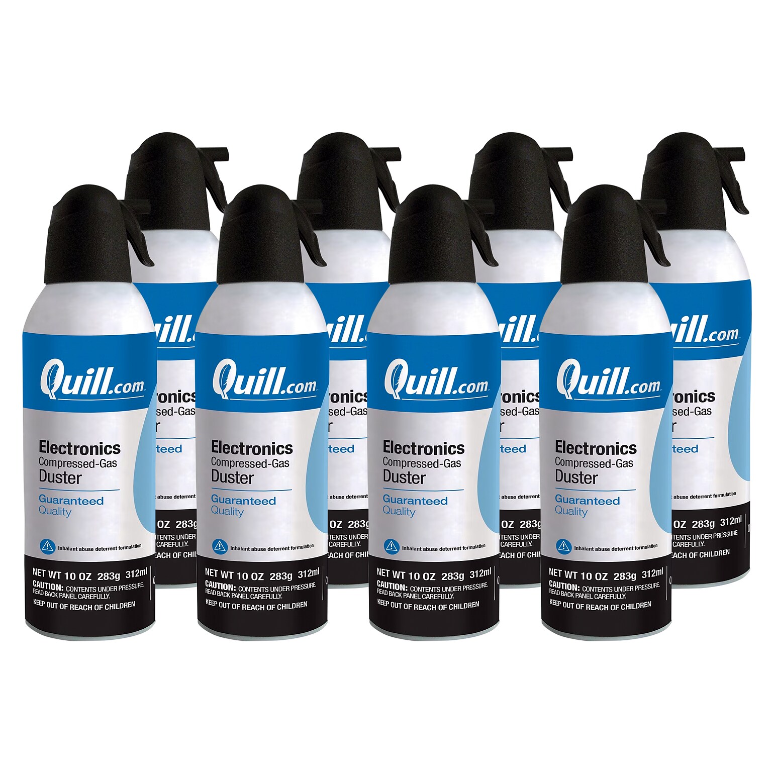 Quill Brand® Electronics Duster, 10 oz. Spray Can 8/Pack (Q10521)