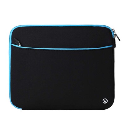 Vangoddy 17 Laptop Sleeve, Black/Blue (NBKLEA255)