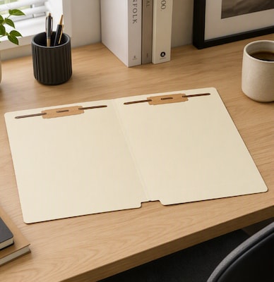 Staples® Moisture Resistant Heavy Duty Classification Folder, Letter Size, Manila, 150/Box (ST613397-CC)