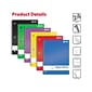 Better Office 1-Subject Notebooks, 8" x 10.5", College Ruled, 70 Sheets, 24/Pack (25724-24PK)