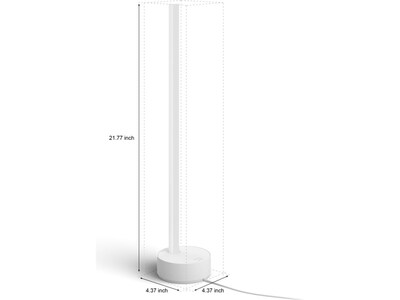 Philips Gradient Signe LED Table Lamp, Matte White  (573733)