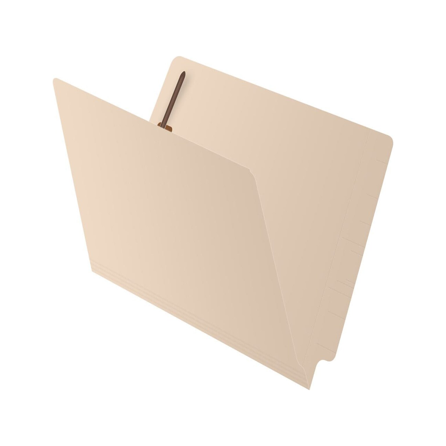 Medical Arts Press Reinforced End Tab File Folder, Straight Cut, Letter-Size, Manila, 50/Box (S-01314)