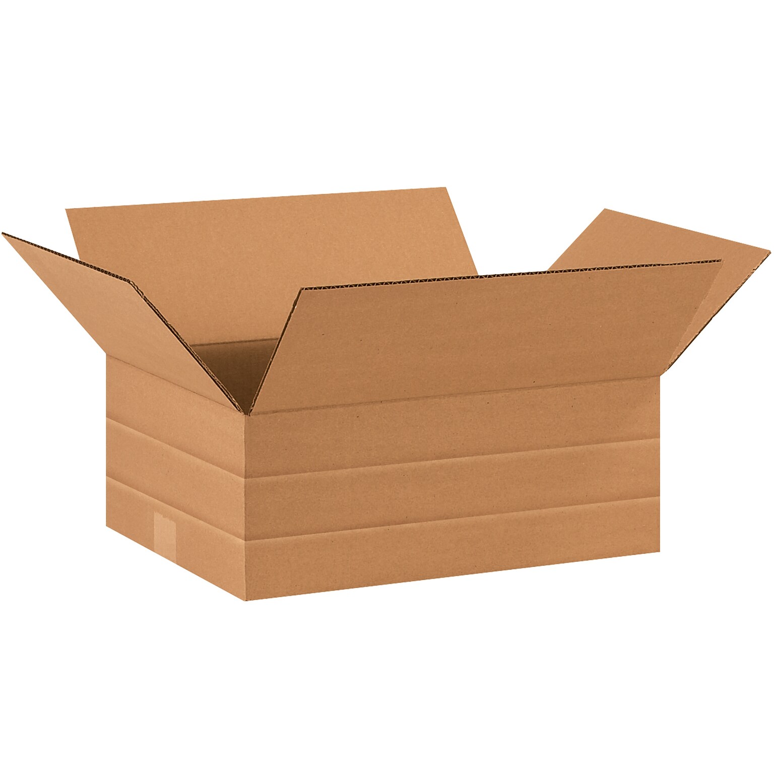 16 x 12 x 6 Multi-Depth Shipping Boxes, 32 ECT, 25/Bundle (MD16126)