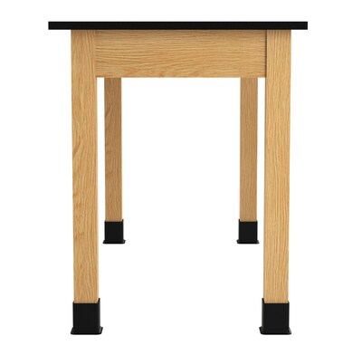 Diversified Woodcrafts Rectangular Science Lab Table, 54" x 24", Light Hardwood (P7206M30N)