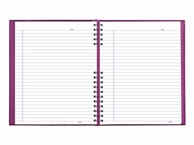 Blueline NotePro Hardcover Executive Journal, 8.5" x 10.75", Wide-Ruled, Grape, 200 Pages (A10200.RAS)