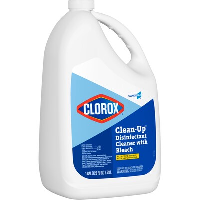 CloroxPro Clorox Clean-Up Disinfectant Cleaner with Bleach Refill, 128 oz., 4/Carton (CLO 35420CT)