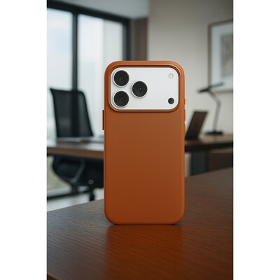 SaharaCase Indy Series MagSafe Phone Case for iPhone 17 Pro Max, Shock Absorbing, Canyon Brown (CP01014)