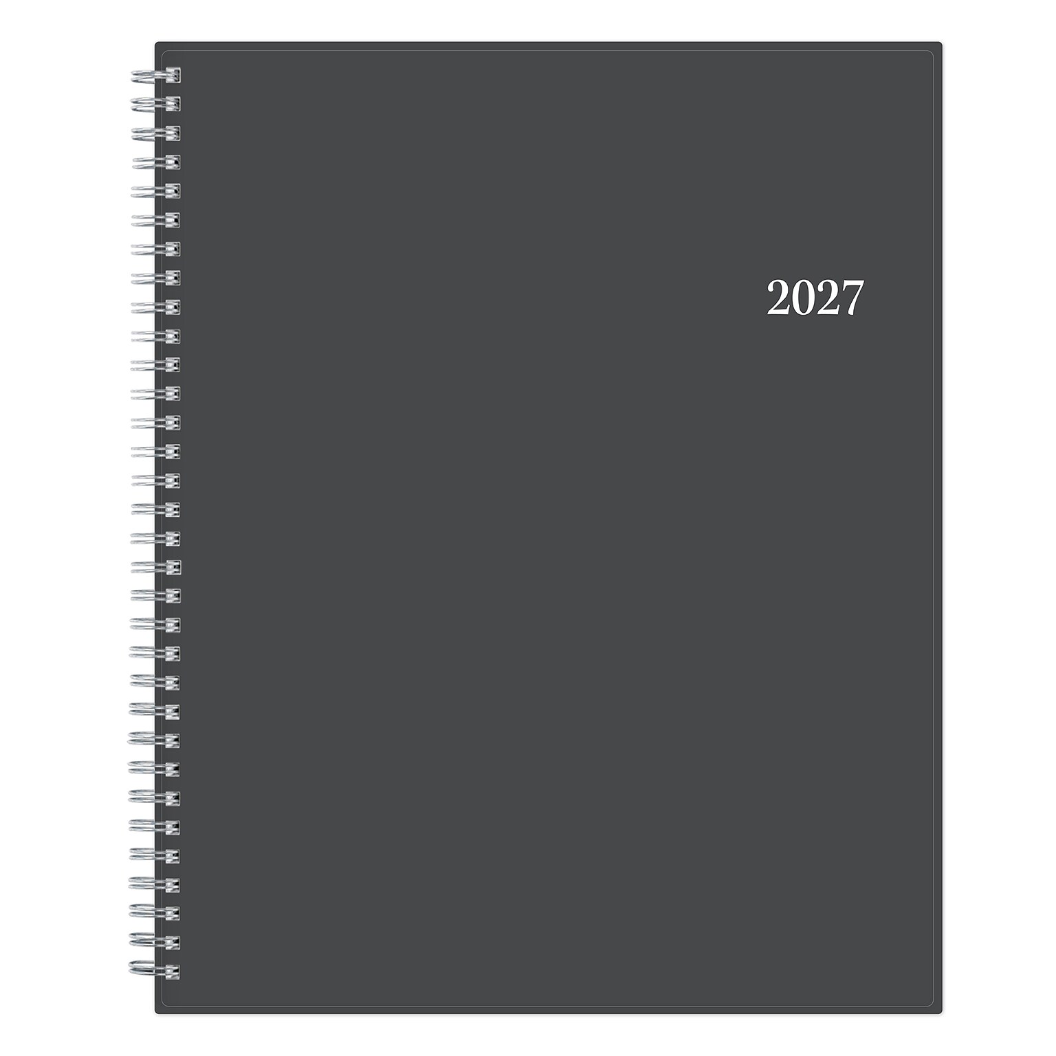 2027 Blue Sky Passages 8.5 x 11 Calendar Year Weekly & Monthly Standard Planner, Plastic Cover, Black (100009-27)