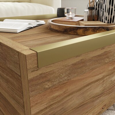 Sauder Manhattan Gate 31"W x 31"D Coffee Table, Sindoori Mango (427359)
