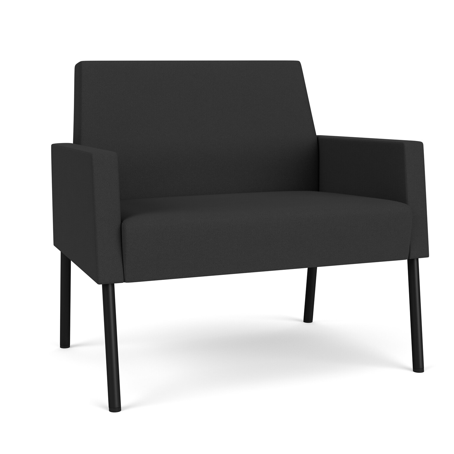 Lesro Mystic Lounge Fabric Bariatric Chair, Open House Graphite/Black (ML1401.SBK-01OHGP)