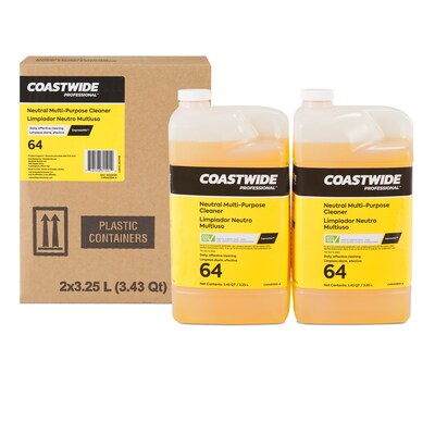 Coastwide Professional Multi-Purpose Neutral Cleaner 64 Concentrate for ExpressMix, 3.25L, 2/CT (CW6