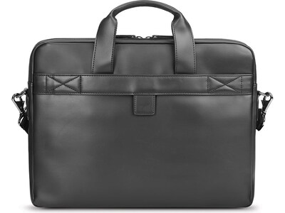 Solo New York Murray Vinyl Briefcase, Laptop Compatible, Black (VNL100-4)