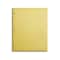 Staples® 4-Pocket 3-Hole Punched Presentation Folder, Yellow (56211-CC)