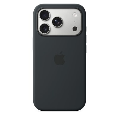 Apple Silicone MagSafe Phone Case for iPhone 17 Pro, Black (MGFK4ZM/A)