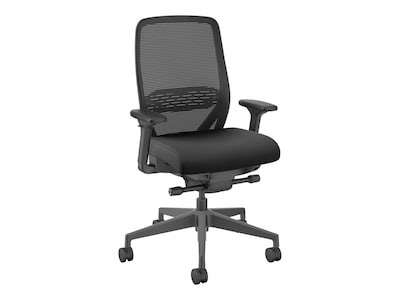 HON Nucleus Ergonomic Fabric/Mesh Swivel Task Chair, Black (HNR1KD.Y2.STC.A.H.IM.CU10.BL.SB.T)