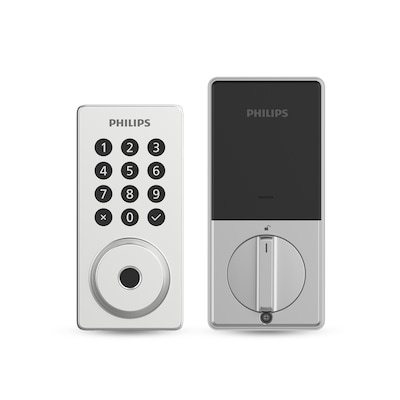 Philips Smart Wi-Fi Door Lock with Push Button Lighted Keypad and Lever Set