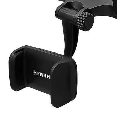 Fisher Rearview Mirror Phone Mount, Black (FCM360K)