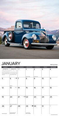 2025 Willow Creek Classic Cars & Trucks 12" x 12" Monthly Wall Calendar (42410)