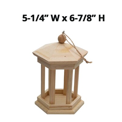 S&S Gazebo Bird Feeder, 6/Pack (WD7647)