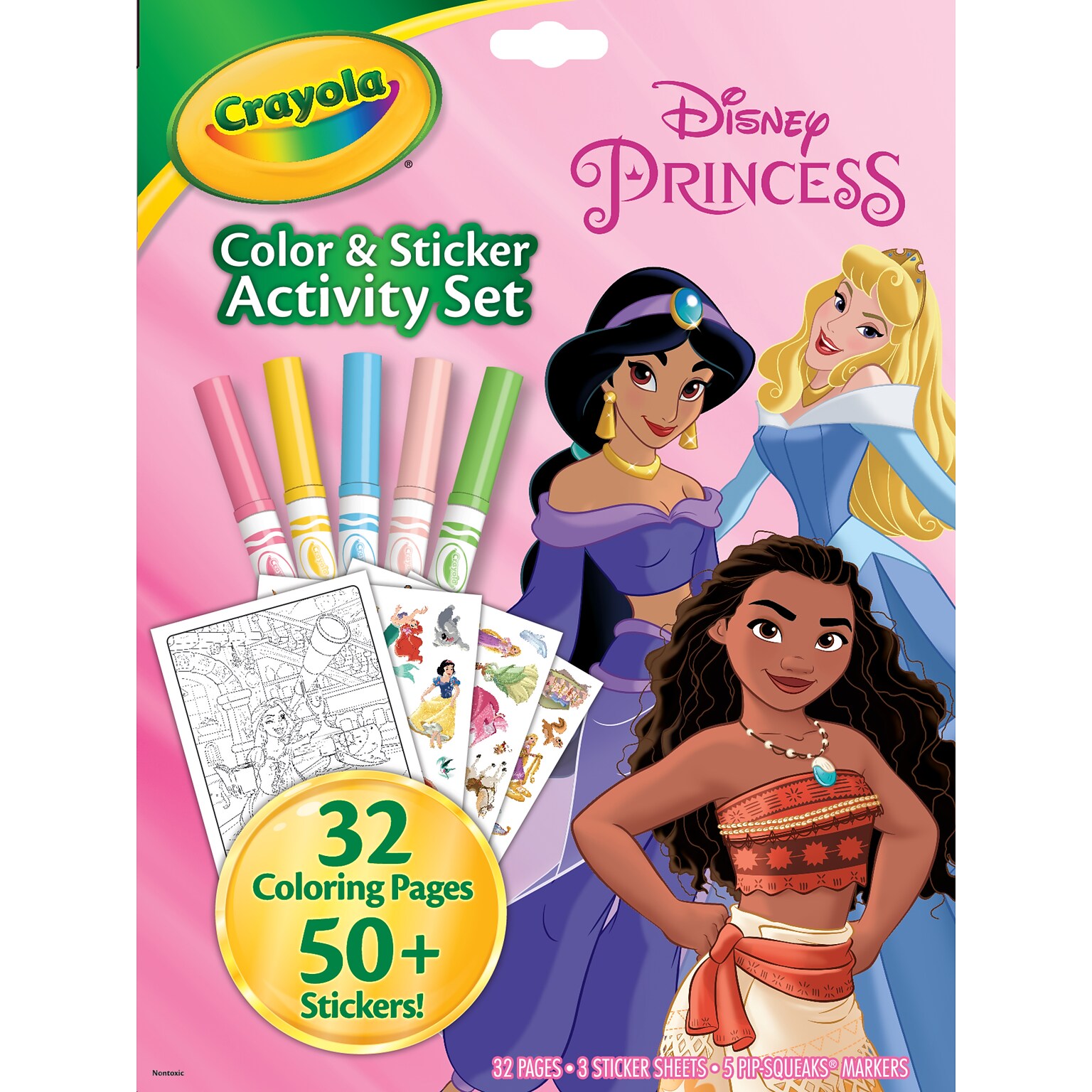 Crayola Disney Princess Color & Sticker Activity Book (04-2745)