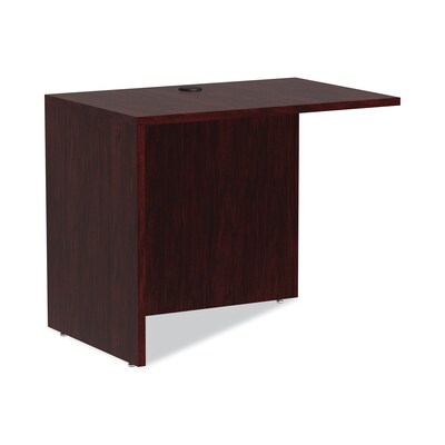 Alera Valencia Series U and L Groupings in Mahogany, Reversible Return/Bridge Shell, 36W (VA353624MY)