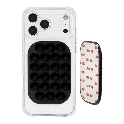 Stick It! Adhesive Suction Phone Mount - Midnight Black