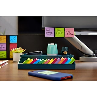 Post-it Notes, 1 7/8 x 1 7/8, Assorted Bright Colors, 400 Sheets/Pad, 3  Pads/Pack (2051-3PK)