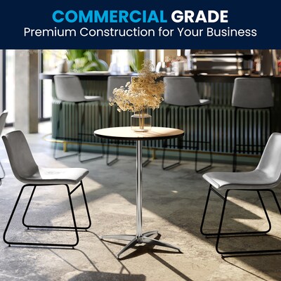 Flash Furniture 24'' Round Wood Cocktail Table