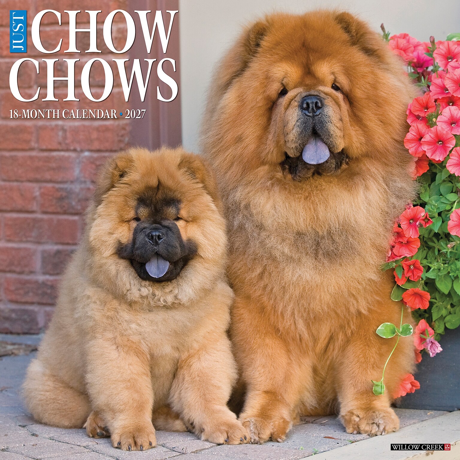 2027 Willow Creek Chow Chows 12 x 12 Monthly Wall Calendar (59708)