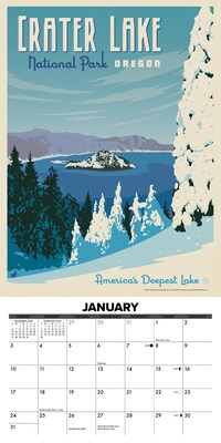 2027 Willow Creek National Parks (ADG) 7" x 7" Monthly Wall Calendar (64115)