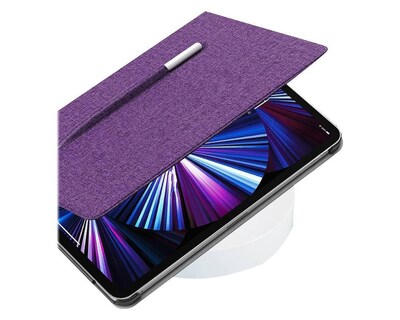 SaharaCase Multi-Angle Folio Case for iPad Pro 11" (2nd, 3rd, 4th Gen 2020-2022) (M2 2024/M3 2025), Purple (TB00009)
