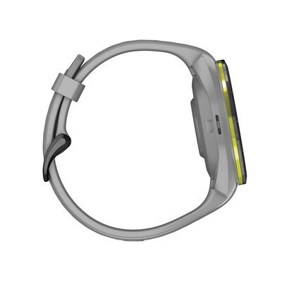 Garmin Approach S70 Golf Smartwatch, GPS, 42mm, Black Ceramic Bezel, Powder Gray Silicone Band (010-02746-01)