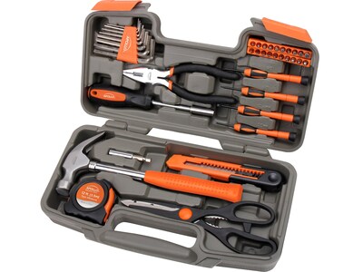 Apollo Tools General Tool Kit, 39-Piece, Gray/Orange (DT9706-OR)