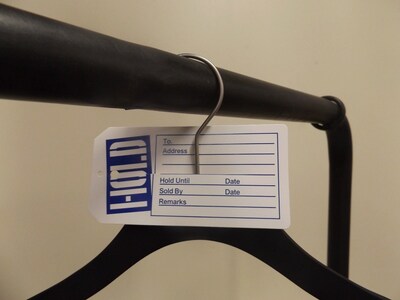 Nahanco 2 3/8" Hold Tag, Blue/White, 1000/Box (HOLD)