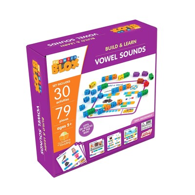 Junior Learning Vowel Sounds Rainbow Phonics, Phase 5, 109/Set (JRL737)