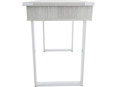 Safco Mirella SOHO 36"W Table Desk with Drawer, White Ash (5512WAH)