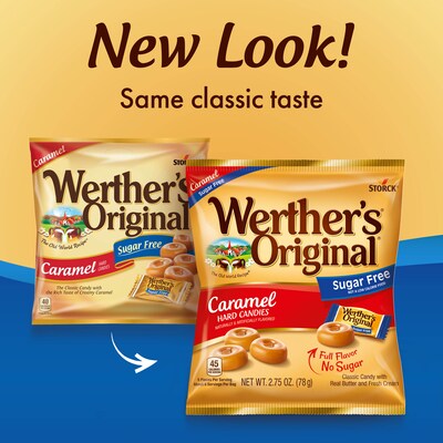 Werther's Original Sugar Free Caramel Hard Candy, 2.75 oz. (SUL831498)