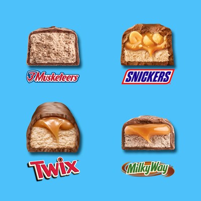 Mars Halloween Minis Milk Chocolate Candy Bars Variety Pack, 30.63 oz. (460690)