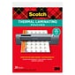 Scotch™ Thermal Dry Erase Laminating Pouches, 8.9 in x 11.4 in, 20/Pack (TP3854-20DE)