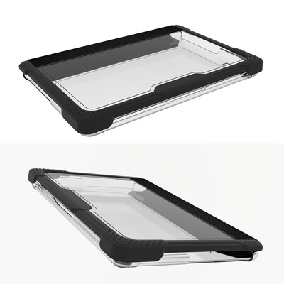 SaharaCase Venture Series Heavy Duty Case for Dell Chromebook 3100/3110/3120 Clamshell, Shock-Absorbing, Clear/Black