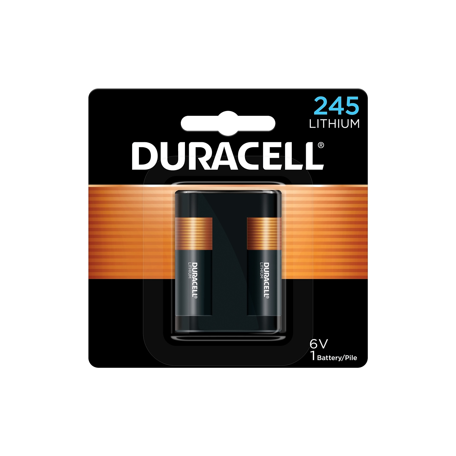 Duracell 6V 245 High Power Lithium Battery (DURDL245BPK)