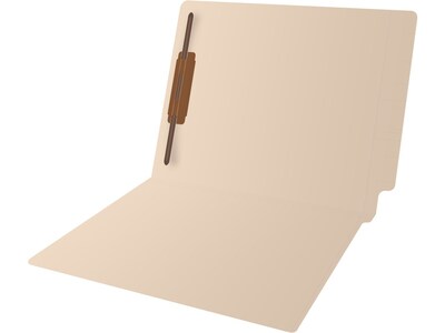 Medical Arts Press Reinforced End Tab File Folder, Straight Cut, Letter-Size, Manila, 50/Box (S-01323)