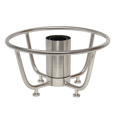Lalia Home Old World Globe Glass Table Lamp, Brushed Nickel (LHT-5032-BN)