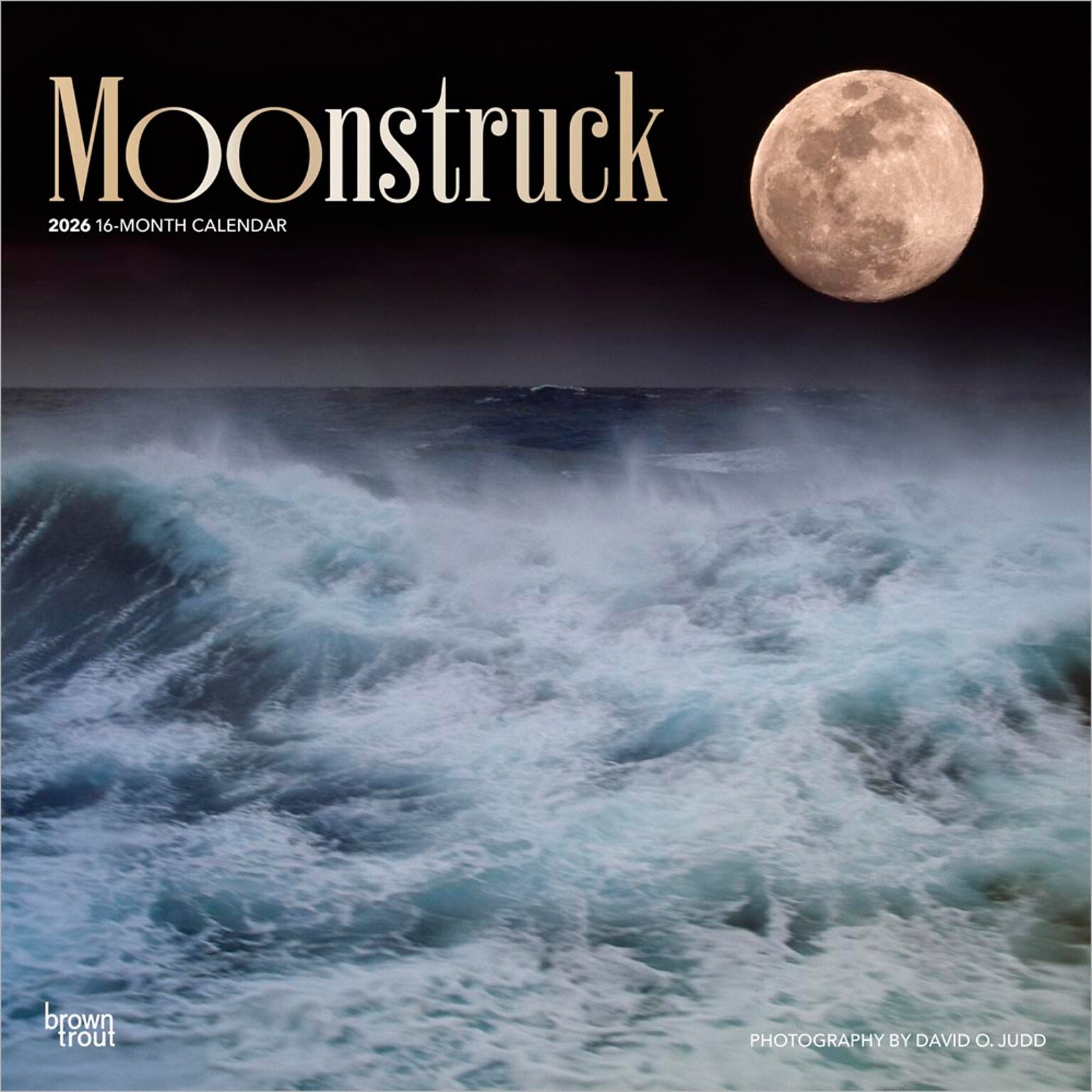 2026 BrownTrout Moonstruck 12 x 12 Monthly Wall Calendar (9798330704705)