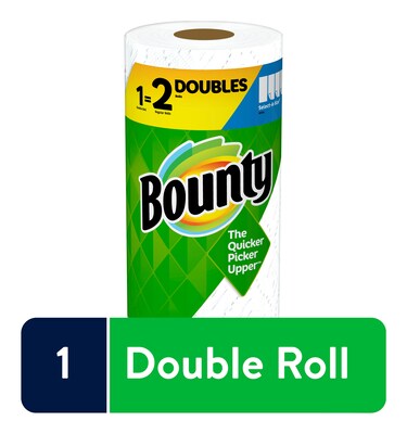 Bounty Select-A-Size Kitchen Rolls Paper Towel, 2-Ply, White, 98 Sheets/Roll, 24 Double Rolls/Carton